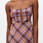 Urban Outfitters  Keya Plaid Hook & Eye Mini Dress Size XS Photo 0