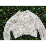 Urban Outfitters  Cameron Confetti Cropped Cardigan Knit Button Size XS Photo 3