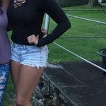 American Eagle Lace Ripped Jean Shorts  Photo 3