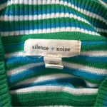 Silence + Noise ANTHROPOLOGIE  Striped Cropped Sweatshirt Size S Photo 5