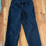 Wild Fable Women's Mid-Rise 90's Relaxed Straight Jeans - ™ Black Wash 12 Photo 0