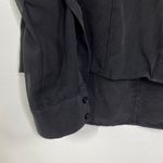 BCBGMAXAZRIA BCBG Womens Black Silk Top Size S Career Office Minimal Capsule Lightweight Photo 2