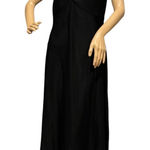 Onyx Nite Iridescent Dark Black Blue Sleeveless Embellished Formal DRESS size 12 Photo 0