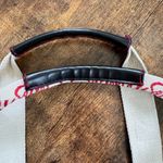 Victoria's Secret  Black Canvas Tote with red signature Photo 2