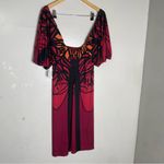 Mara Hoffman ‎ Silk Jersey Art Deco Tree Dress Size Medium $398 Photo 2