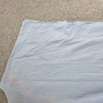 Altar'd State Cover Up Women M Blue Pinstripe Tassels Embroidery V-Neck Boho Photo 8