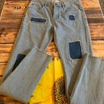 Lord and Taylor Laboratory  size 34 patchwork jeans Photo 0