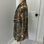 Solitaire Anthropologie  Faux Suede Draped Open Front Cardigan Photo 2