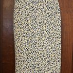 Anthropologie NWT Maeve Leopard Print Jacquard Pencil Skirt XS Photo 3