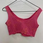 The Vintage Shop Hot Pink Cotton Vintage Sports Bra Photo 2
