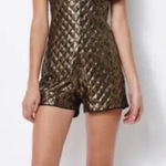 Kendall + Kylie Sequin Gold/Black Roper Cross Back Photo 0