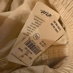 Aerie New High Waisted Go-For-It Baggy Cargo Pant Cream Wide Leg Pants XS Photo 8