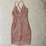 ASTR  the Label Blush Pink Lace Overlay Dress Photo 1