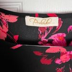 Prelude Floral Chiffon Side Tie Flutter Sleeve Dress Black Size M Photo 2