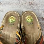 Earth Spirit  Gelron 2000 multicolor leather shoes sandals BoHo Bohemian 7.5 Photo 2