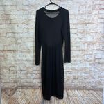 Jonathan Simkhai Black Sheer Back Midi Sweater Dress Size Small Photo 2