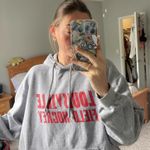 UofL Louisville Field Hockey Hoodie Sweatshirt Gray Size L Photo 1