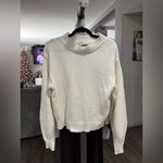 Princess Polly  Cream Crew Neck Sweater Photo 4