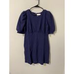 Lilly Pulitzer New Kiely Leafy Knit Pucker Jacquard Dress, Navy Size Medium Photo 1