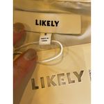 Likely Shirt Women Small Black White Gingham Cavanaugh Puff Sleeve Crop Peasant Photo 8