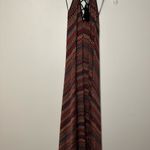 Ecote Flame Stitch Lace Up Maxi 70’s Boho Chic Dress Sz XS NWT Photo 3