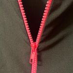 Terez Black Neon Accents Stop Windbreaker Zip Up Jacket Photo 3