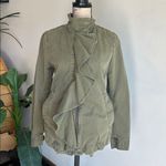 Banana Republic  Ruffle Utility Army Green Jacket Size XS Photo 1