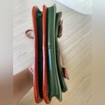 Vera Pelle  Green and Brown Leather Crossbody Bag Photo 7