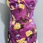 ZARA Women Floral Pink Printed Corset Style Dress Underwire Sweetheart Neck Sz M Photo 9