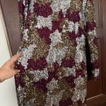 Dress the Population | Multicolor Sequin Brenna Long sleeve Sheath Dress XL BNWT Photo 3