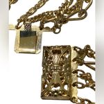 Citation VTG Necklace Gold Tone MutliChain (5) Graduated Lengths Photo 3