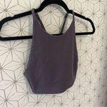 Girlfriend Collective  Dusty Purple High Neck Bra Photo 1