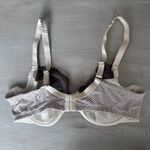 Soma Intimates Lace Trimmed Smoothing Underwire Geometric Pattern Bra Size 38D Photo 4