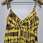 Alice + Olivia Raquel Minidress Sun Drenched Sunbeam Sz 6 Vacation Beach Resort Photo 3