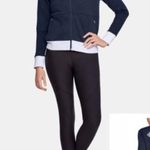 Under Armour Team USA Bomber Jacket Zip Sweatshirt Patriotic Navy Size S NEW Photo 14