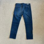 AG Adriano Goldschmied Adriano Goldschmied The Stevie Slim Straight Capri Dark Wash Blue Size 27 Photo 5