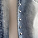 Tian Mei Distressed Light Blue Jean Jacket Size L Size L Photo 4