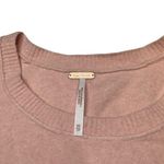 Free People Women's Pink Wool Blend Cropped Sweater XS Oversized Comfy Photo 1