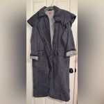 Australian Outback Collection Vintage Gray Denim Duster Trench Coat unisex Size M Photo 1
