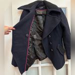 Trina Turk Coat Jacket Women’s Size 8 Med Wool Double Breasted Winter Peacoat Photo 4