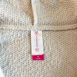 No Boundaries Cream Hooded Quarter Zip Fuzzy Sherpa Sweater Hoodie Size Medium Photo 6