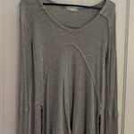 Free People Waffle Knit Tunic Top Photo 0