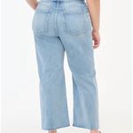 J.Crew  Factory Wide Leg Crop Jeans Size 31T Raw Hems High Rise BO755 Photo 1