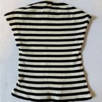 NA-KD Striped Black and White Strapless Top Photo 2