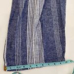 Old Navy Blue & White Striped Casual Linen Blend Wide Leg Joggers EUC Sz M Photo 12