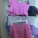 Pink blanco by nature cosmo skirt micah top set Photo 1