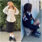 Dr. Martens NWT Adrian Quad Platform Loafers Size 10 Black Leather Photo 2