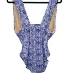 J.Crew  Re-Imagined V-Neck One‎ Piece Dandelion Swirl No Pads Coverage Size 14 Photo 1