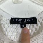 David Lerner  White Floral Lace Sheer Tank Blouse Photo 4