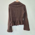 Antonio Melani  wool & cashmere blend brown cardigan sweater size small Photo 2
